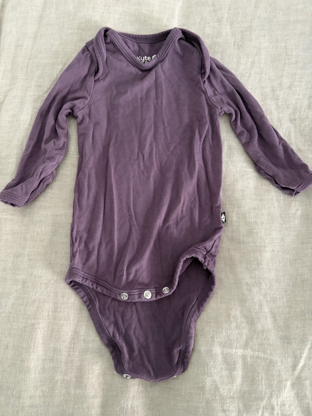 Kyte BABY Plum-Toned Long Sleeve Infant Bodysuit